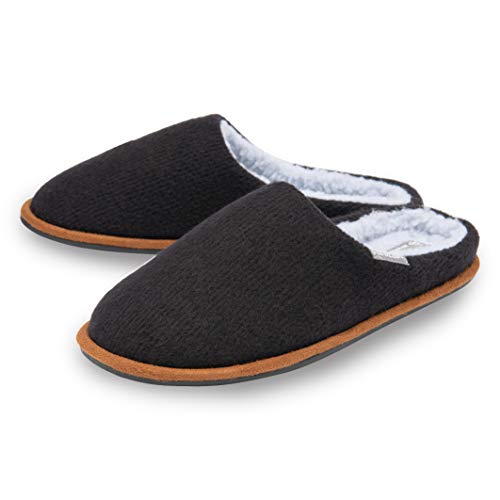 Chaussons homme Dunlop en fourrure chauds parfaits pour se détendre à la maison