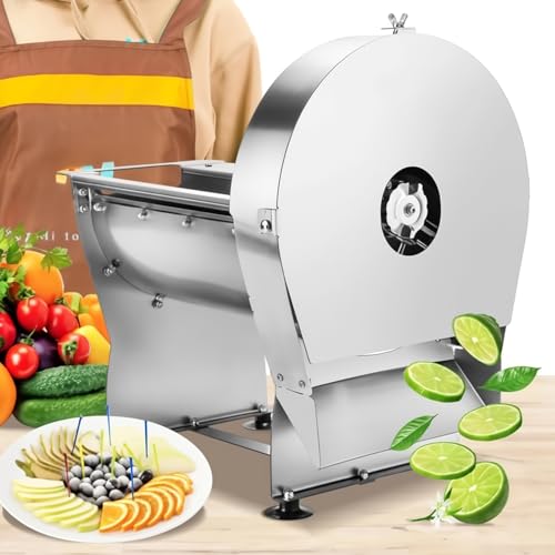 Máquina eléctrica para cortar y rallar vegetales ajustable miniatura 2