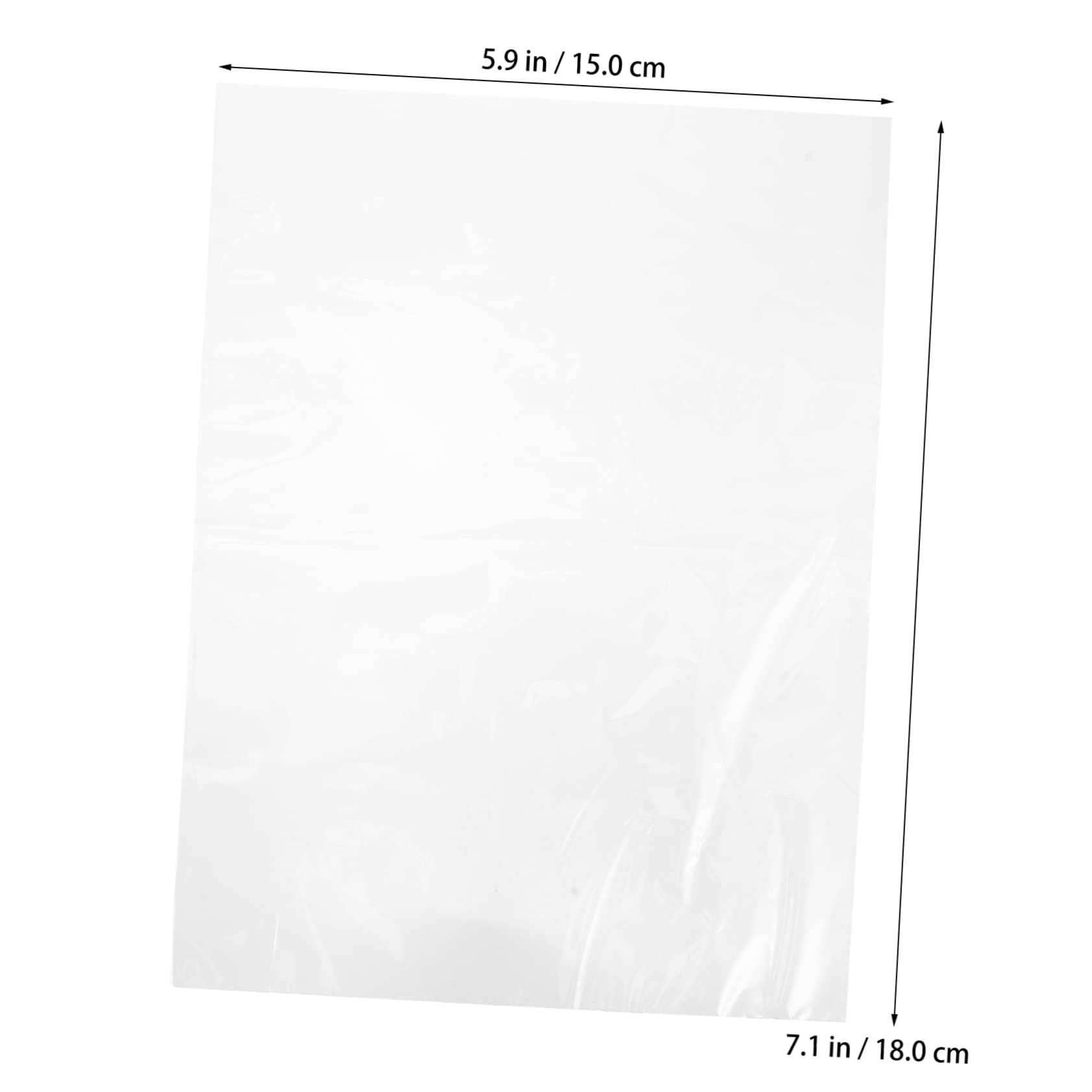 iplusmile Lot de 100 Paquet en Film PVC Rétractable Transparent pour Emballage, Facile à Utiliser, pour Emballage et Savons Faits Maison