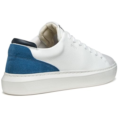 Geox Herren U DEIVEN A Sneaker, White/Blue, 41 EU – Ansicht 6
