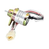 Weelparz 12V M806808 Fuel Shut Off Solenoid Valve 119653-77950 1503ES-12S5SUC5S Compatible With John Deere 3009 3011 3012 3013 2210 2305 2320 4X2 6X4 Compatible With Yanmar 4TNV88 Eng
