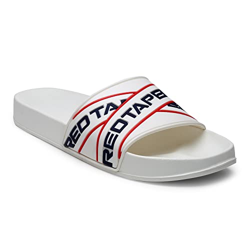Image of Red Tape Men's Sliders- Comfortable Slippers Featuring Firm Grip, Slip-Resistance, Shock Absorption & Better Traction