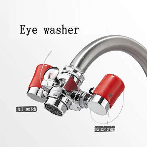 Bbgs Hose Spray Eye Wash Unit, Sink Countertop Emergency Eyewash Station Safety Shower Laboratory Eye Flush Shower For Lab And Industrial Use #TOP2