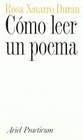 Cómo leer un poema 8434428202 Book Cover