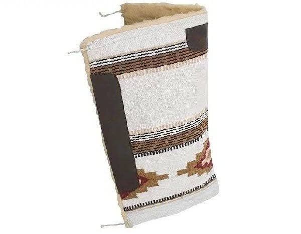 Lussoro Wool Straight Top Saddle Pad 1.5 inch Thick, 32-inch x 34-inch