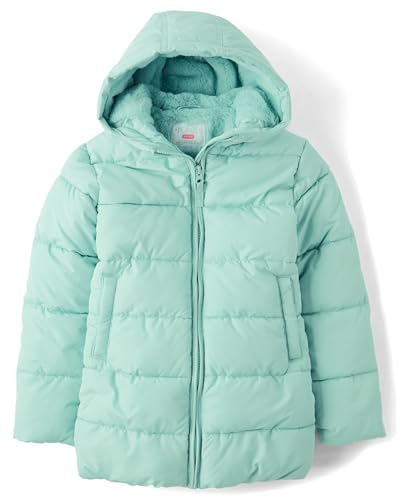 The Children's Place girls puffer jacket with hood