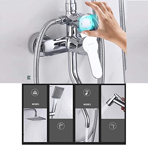 Mélangeur de douche carré pour créer un spa moderne à la maison