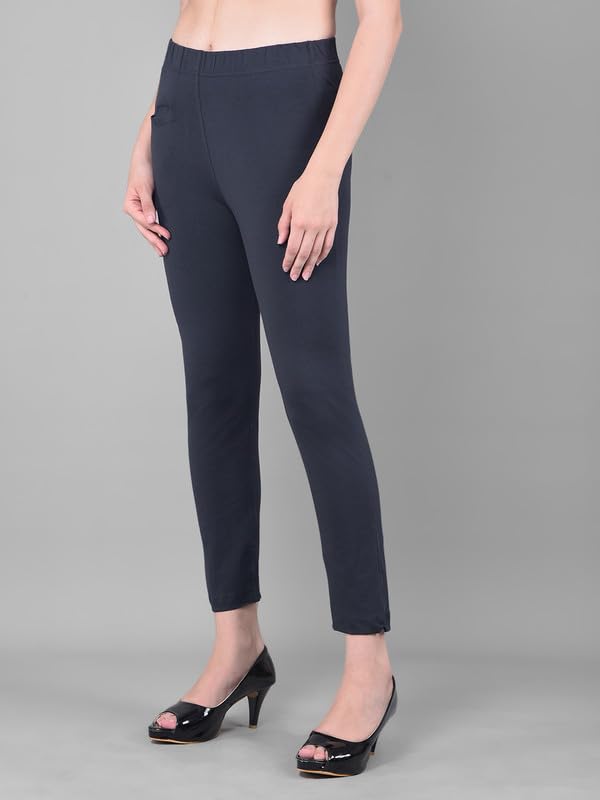 Image of Comfort Lady Women Cotton Blend Regular Fit for Casual,Formal and Daily Use Kurti Pants with Front Pocket