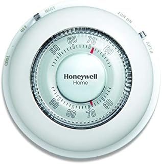 Honeywell Home CT87N1001 The Round Non-Programmable Manual Thermostat, Large, White