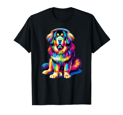Colorful Tibetan Mastiff T-Shirt
