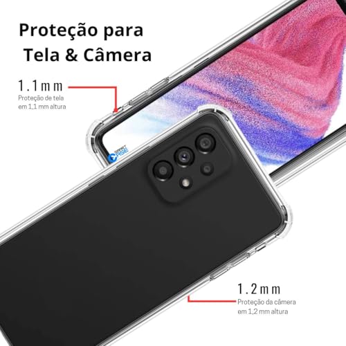 Capa Capinha Anti Impacto Compatível Samsung Galaxy A53 Case Antishock Transparente