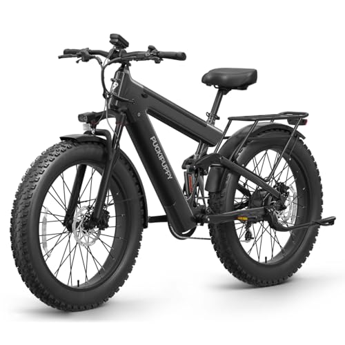 PUCKIPUPPY 1350W Electric Bike for Adults, 130 Miles Dual 48V 30Ah Long Range Ebike with Torque...