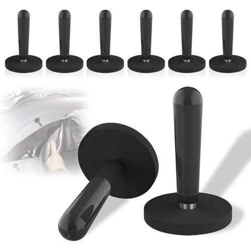 Riisoyu 8 Stück Auto Montagemagnet Mantagemagnet mit Griff Magnethalter Magnet für Folieren Folie Montagemagnette für Vinyl Magnete Car Wrapping Haftmagnet Magnette für DIY Autoverpackung 6.8 x 4.3cm