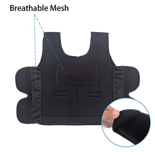 Weighted Vest for Kids with 2.65 lbs Removable Weights - Image 5