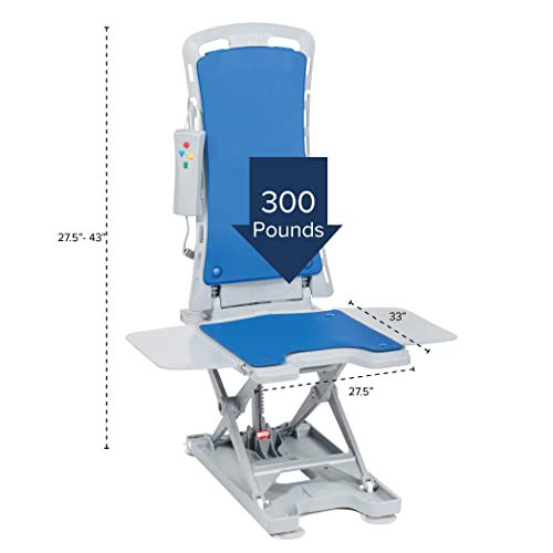 Drive Medical 477150312 Whisper Bath Lift Chair, Blue Weekly Ads Online