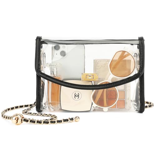 YGR Clear Bag for Stadium Approved, Transparent Crossbody Bag Shoulder Bag for Stadium Events Concert, Clear Purse for Women2