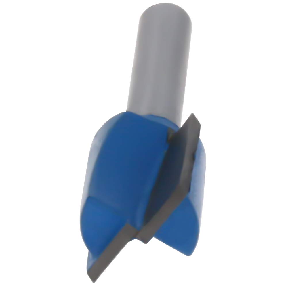 Utoolmart 1/4-Inch Shank 5/8-Inch Cutting Dia 2-Flute Carbide Tipped Cleaning Bottom Router Bit Cutter 1Pcs