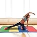HOMCOM Colchoneta 245x120x5cm Grosor 5 cm Plegable con Asas 4 Pliegues Yoga...