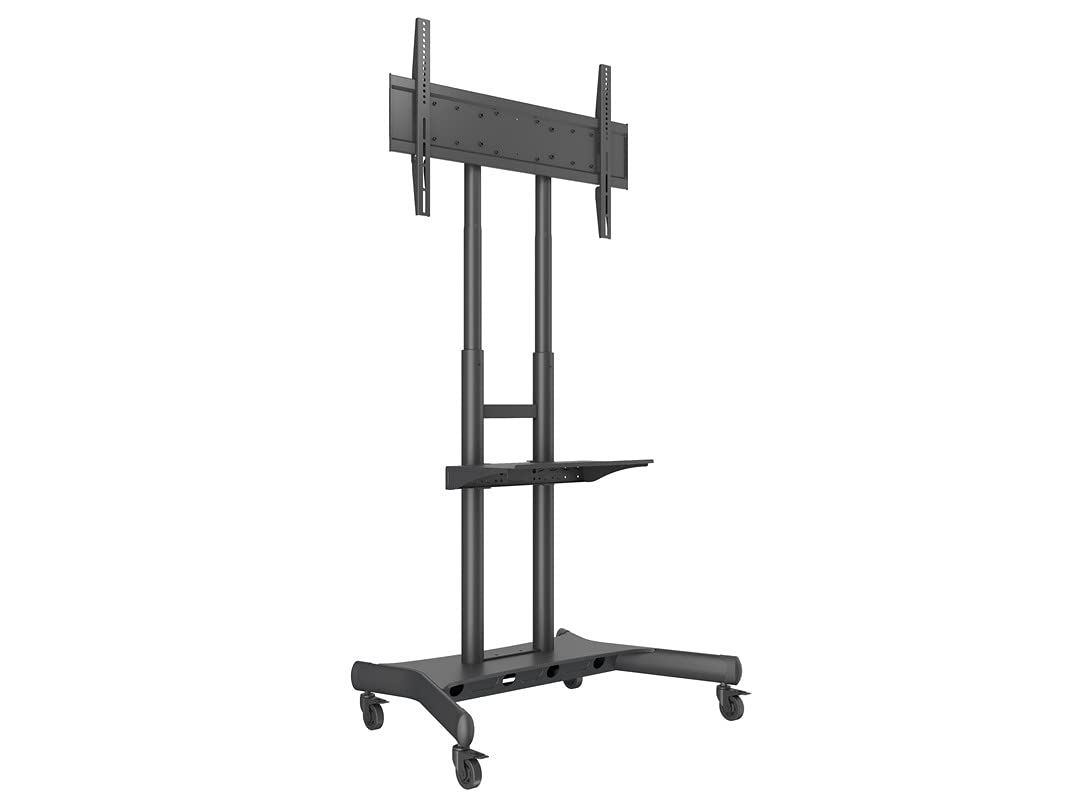 Multibrackets M Public Floorstand for up to 80 inch Screens - Removable Shelf and Camera Holder Included