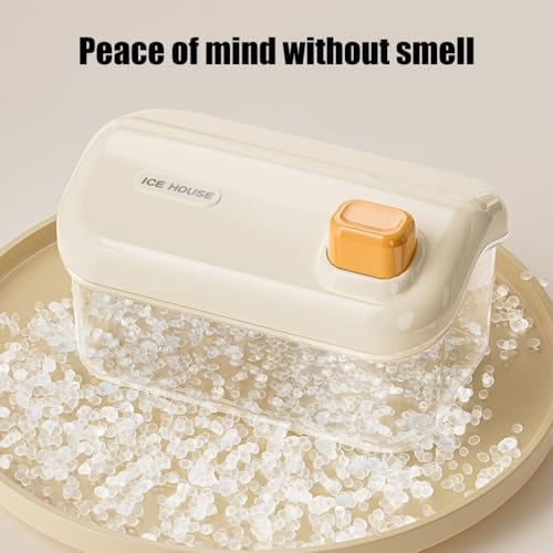 Molde para cubitos de hielo con contenedor blanco miniatura 4