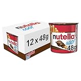 Nutella &Go! Hazelnut Snack Kit, Bulk Chocolate Gift, Hazelnut Spread with Cocoa and Breadsticks, Pack of 12 x 48g