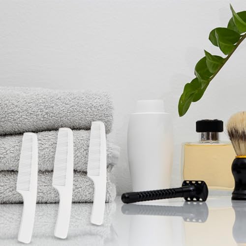 Image of Pack-50 Individually Wrapped Combs Disposable Combs Plastic Travel Comb Hair Combs for Hotel Shelter Homeless Charity Church Nursing White Comb Hotel Toiletries
