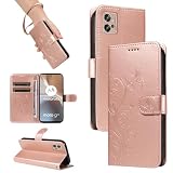 SRISHP Cover per Motorola Moto G32 Custodia, Oro Rosa