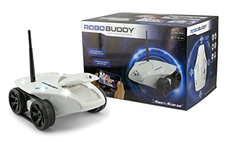 Swift Stream Robobuddy Wireless Remote Control Vehicle, White - Thumbnail 2