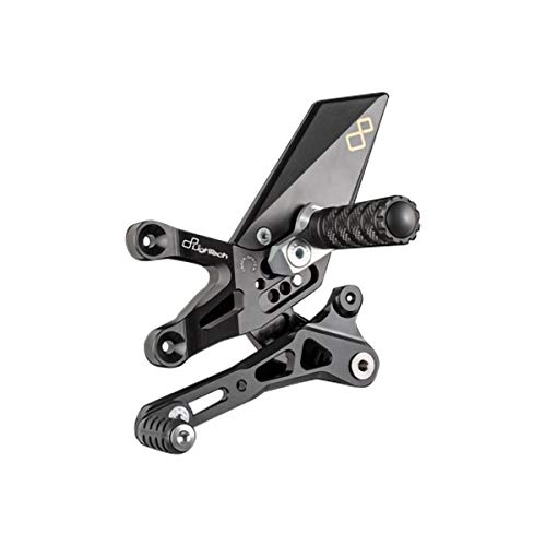 Pedane regolabili, cambio diritto, con poggiapiede...