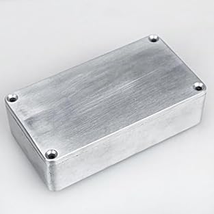 1590B Cable Stomp Box Enclosures with Screws Aluminum Guitar Effect Cases Holder Replacement Musical Instrument Kit