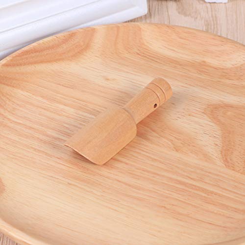 8 Pçs Mini Colheres de Madeira Alça Redonda Pequenas Colheres de Sal Colheres de Chá Colheres de Lei