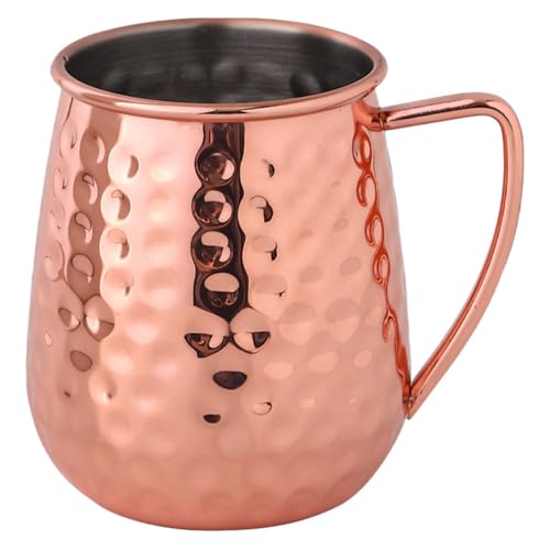 Healifty Taza Mule de Acero Inoxidable Ligera y Estilizada para Vino y Cócteles Capacidad para Casa Oficina y Bares Uso Fiestas y Exterior