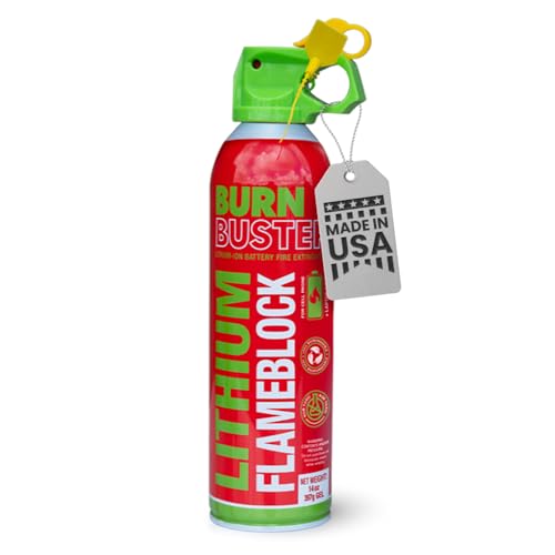 BurnBuster Lithium-Ion Fire Extinguishing Gel 1-Pack - Batte
