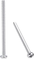 Vista 12 de uxcell Tornillos de máquina M4x5mm Pan Phillips Tornillo de cabeza cruzada 304 pernos de sujeción de acero inoxidable 20 piezas
