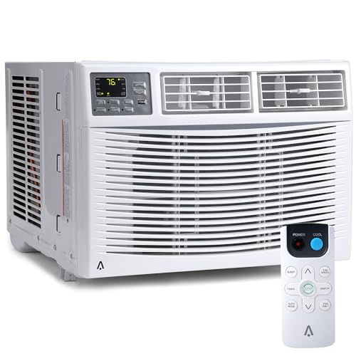 IDEALHOUSE 10,000 BTU Window Air Conditioner - Smart Air Conditioner Window Unit, with Dehumidifier,...