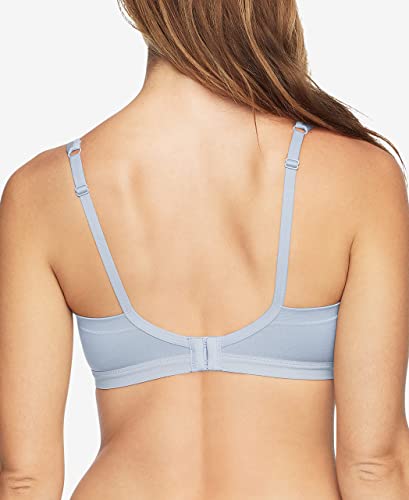 Warner's Women's Easy Does It Underarm Smoothing with Seamless Stretch Wireless Lightly Lined Comfort Bra RM3911A, Arctic Ice, Large