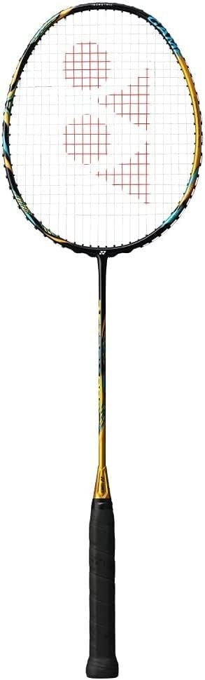 Yonex Astrox 88D - Raqueta de bádminton de juego (oro camel) (4UG5) (elección de cuerda y tensión) (Nanogy 98, tensión - 25)