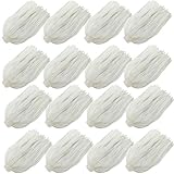 20PCS Pure White DIY Spinner Buzz Bait Fishing Silicone Skirts for Lures New