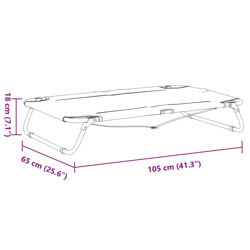 Cama para perros Cesta sofá Cómodo Plegable Tela Oxford y Acero Antracita 02_0043193