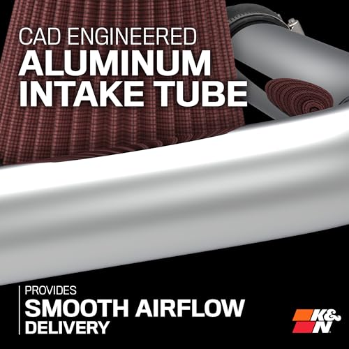 Image of K&N Cold Air Intake System: High-Flow Air Filter, Increase Performance & Towing: Compatible with 1999-2004 Toyota: 4Runner, Tacoma, 77-9015KP