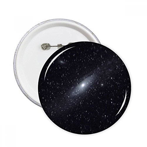 Badge bouton Star Nebulae blanc original, le cadeau 5pcs multicolore XL parfait pour vos proches