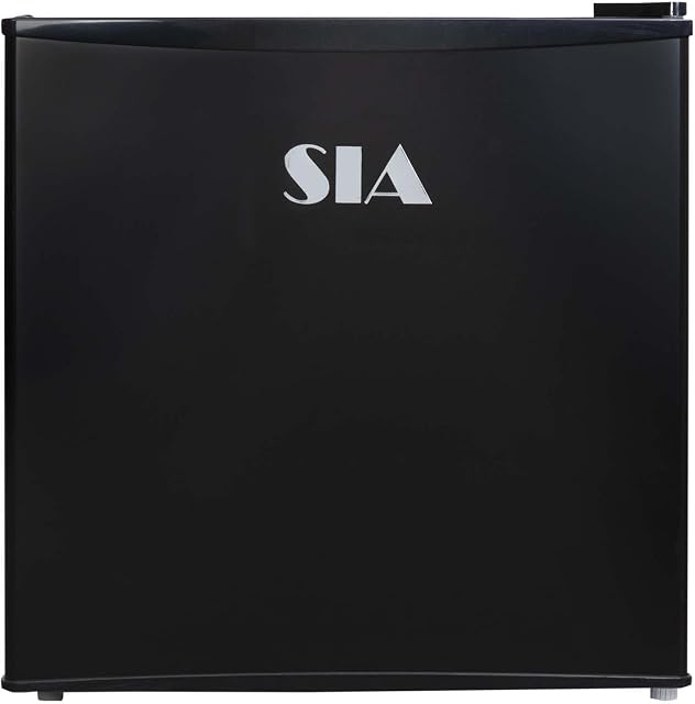 Black Mini Fridge With Ice Box, 43L Tabletop Drink Cooler/Chiller - SIA TT11BL