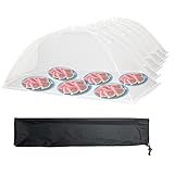 Simply Genius Extra Large Food Tents (6 Pack) 47x26 Pop-Up Food Tents/Food Covers For Outdoors,...