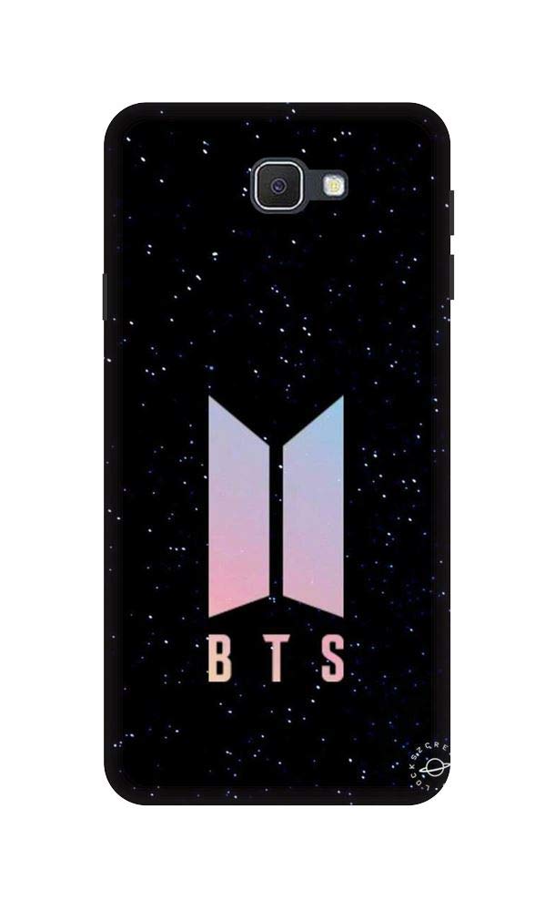 Arvi Enterprise BTS 1 Slim Light Printed Hard Plastic Back Cover for Samsung Galaxy J7 Prime/On 7 2016/J7 Prime 2, Black