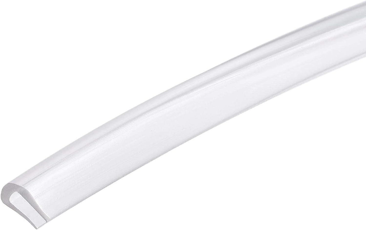 U-Shaped Transparent Rubber Sealing Strip 5mmx3mmx4mm Trim Seal U-Seal Channel Edge Protector Sheet Length 1M