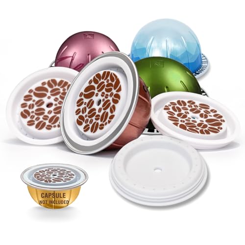 Image of Reusable Pods For Nespresso Vertuo,3 Pcs Silicone Lids,No Capsule