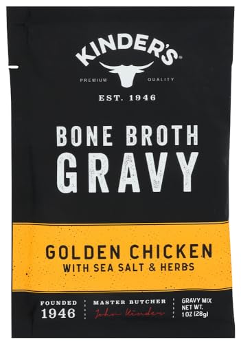 Kinder's, Bone Broth Golden Chicken with Sea Salt & Herbs Gravy Mix, 1 Ounce
