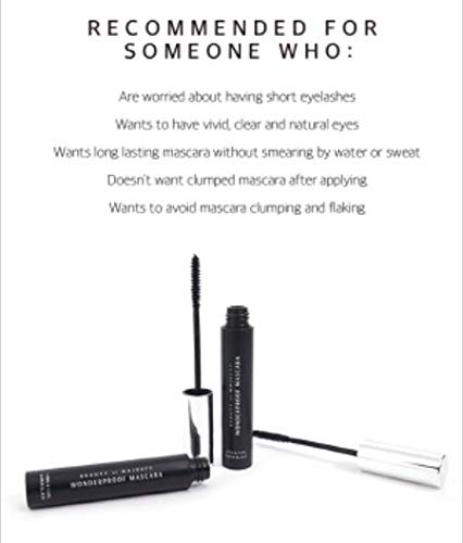 BOM COSMETICS Wonderproof Mascara Long & Curl #01 Super Black 0.28 oz. - Image 9