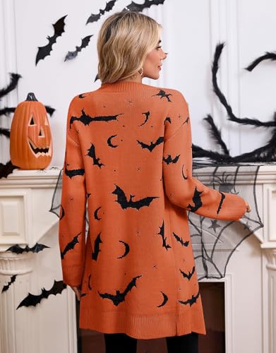 Image of Alsol Lamesa Women's Long Sleeve Heart Cardigan Sweaters V Neck Open Front Knit Coat