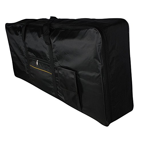 TOOGOO(R)Portable 61-Key Keyboard Electric Piano Padded Case Gig Bag Oxford Cloth